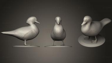 3D model Wood Duck Figurine (STL)